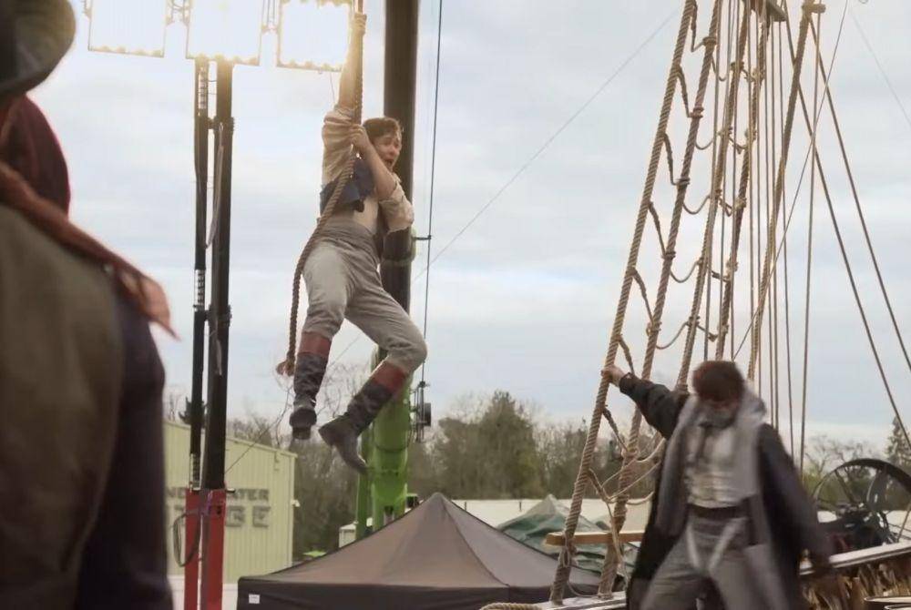 potret behind the scene The Little Mermaid (youtube.com/FilmIsNow Movie Bloopers and Extras)