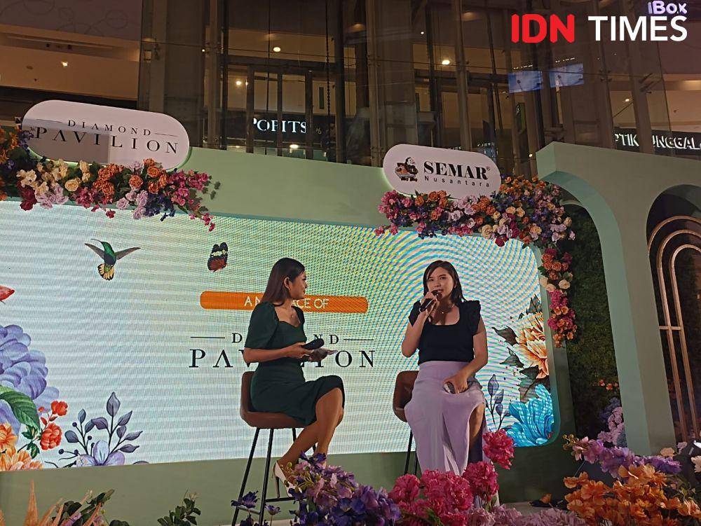 Vanya Gotama, COO Diamond Pavilion dalam acara Gold in Fest di Mal Central Park. 28 Mei 2023. (IDN Times/M. Tarmizi Murdianto)