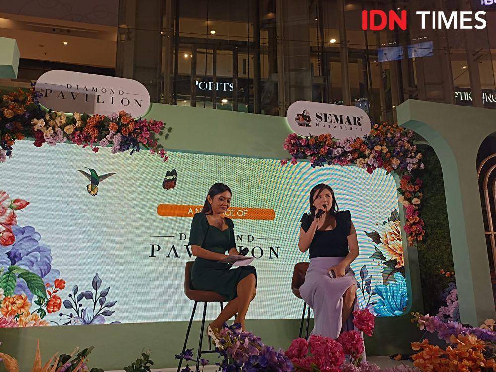 Vanya Gotama, COO Diamond Pavilion dalam acara Gold in Fest di Mal Central Park. 28 Mei 2023. (IDN Times/M. Tarmizi Murdianto)