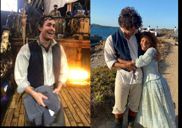 9 Potret Keseruan Jonah Hauer-King Syuting The Little Mermaid, Ceria!