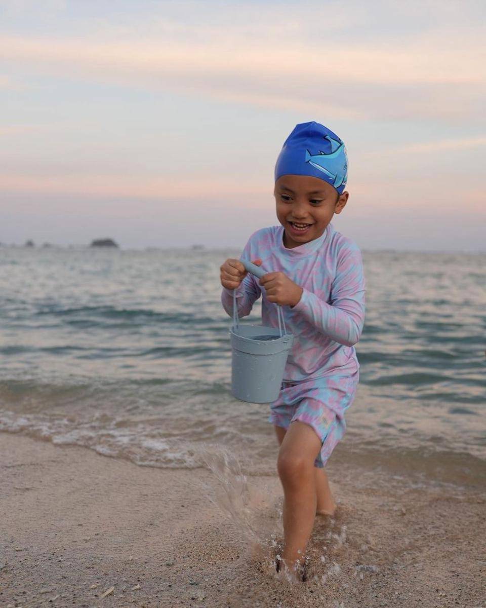 potret anak-anak Rachel Vennya liburan di Lombok (instagram.com/rachelvennya)