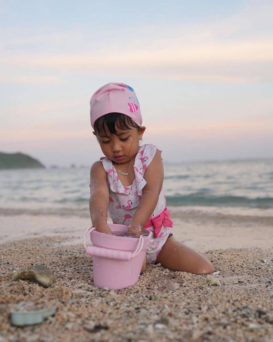 potret anak-anak Rachel Vennya liburan di Lombok (instagram.com/rachelvennya)