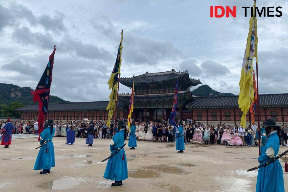 Istana Gyeongbokgung, Korea Selatan. (IDN Times/Sonya Michaella)