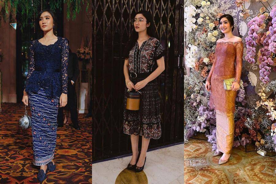 ide outfit kondangan ala Febby Rastanty (instagram.com/febbyrastanty)