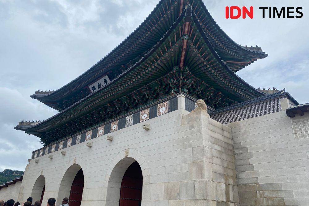 Istana Gyeongbokgung, Korea Selatan. (IDN Times/Sonya Michaella)