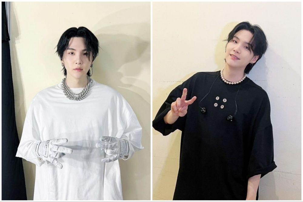 9 Busana Suga BTS di Jakarta, dari Soundcheck sampai Konser!