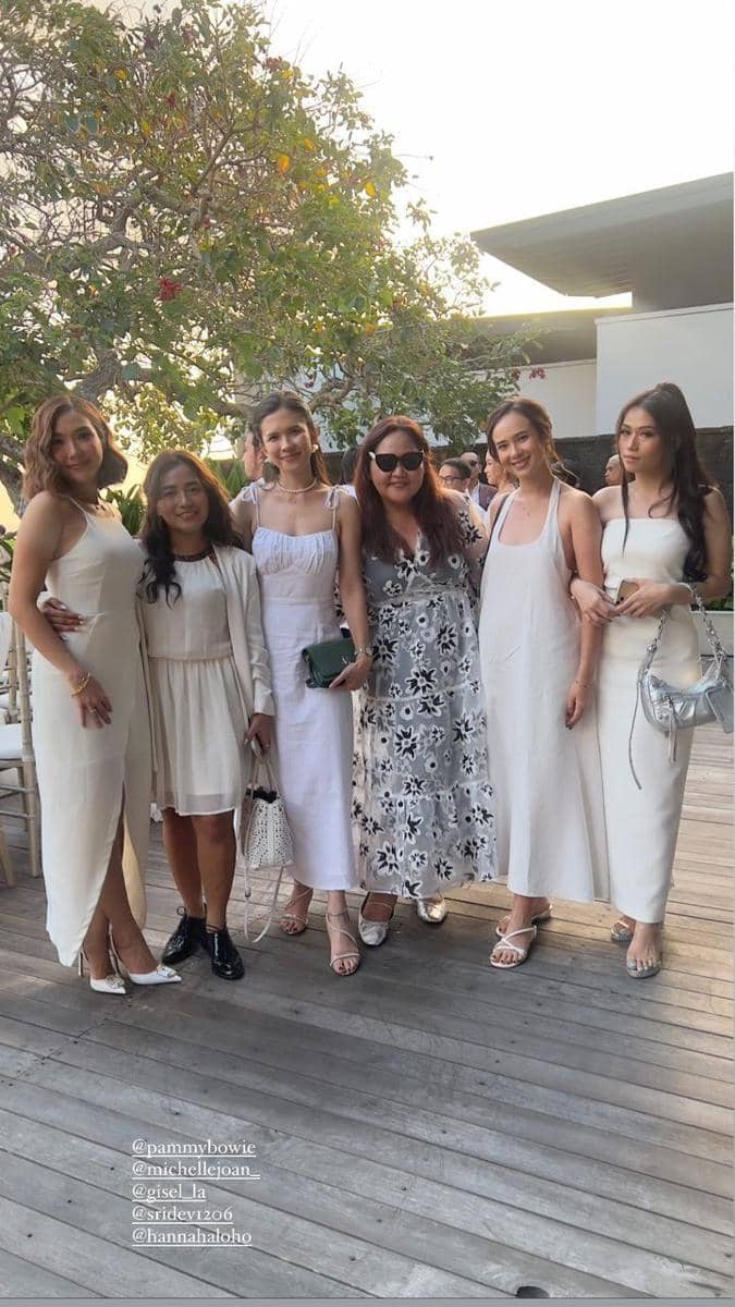 gaya tamu resepsi Jessica Mila di Bali (instagram.com/salvynathan)