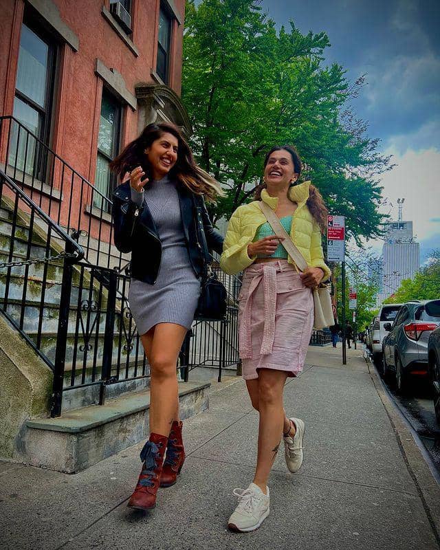 Taapsee Pannu di Amerika (instagram.com/taapsee)