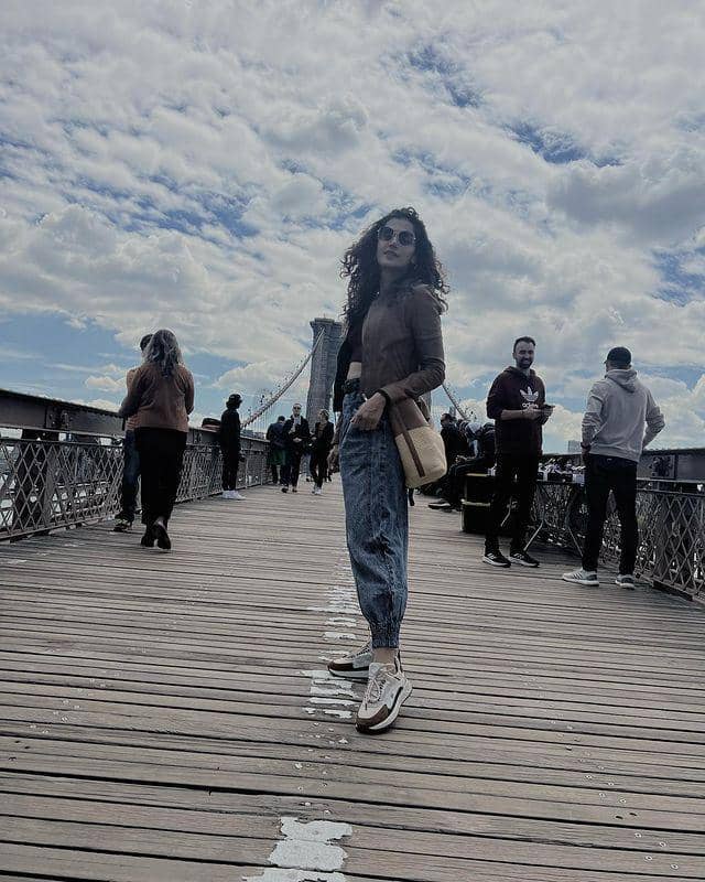 Taapsee Pannu di Amerika (instagram.com/taapsee)