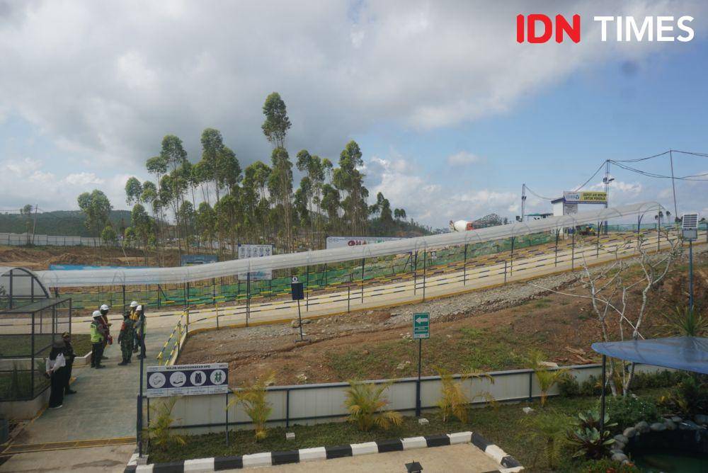 Pembangunan IKN, Sabtu (27/5/2023). (IDN Times/Herlambang Jati Kusumo)