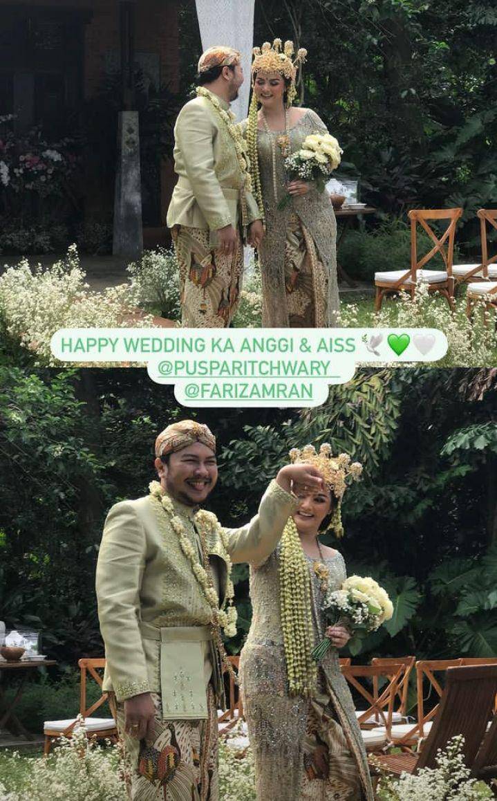 potret pernikahan Puspa Ritchwary dan Fariz Amran (instagram.com/nandadeliapr)