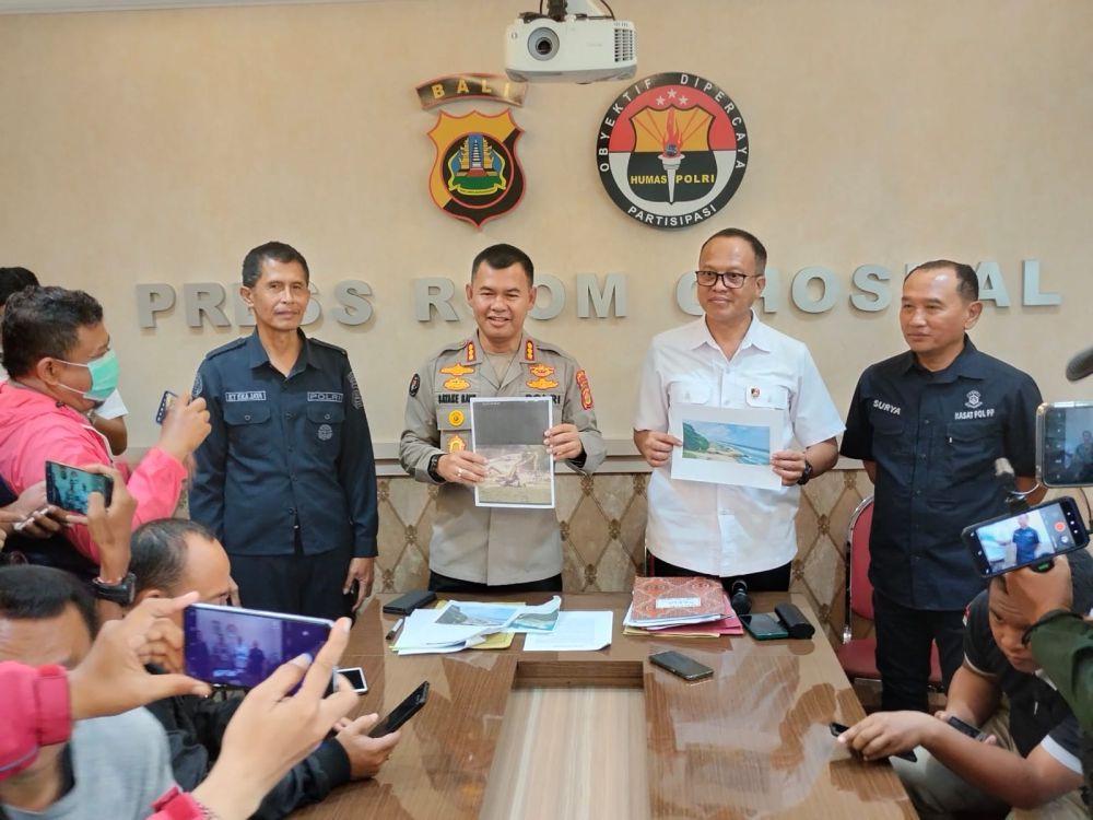 Polda Bali Tetapkan 5 Tersangka Reklamasi Pantai Melasti