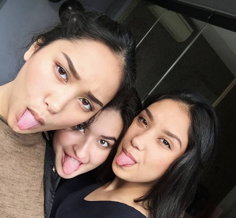 Salma, Salwa, dan Stephanie Poetri (instagram.com/awethanks)