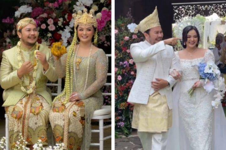 potret pernikahan Puspa Ritchwary dan Fariz Amran (instagram.com/Masayu lara | instagram.com/farraswirya)