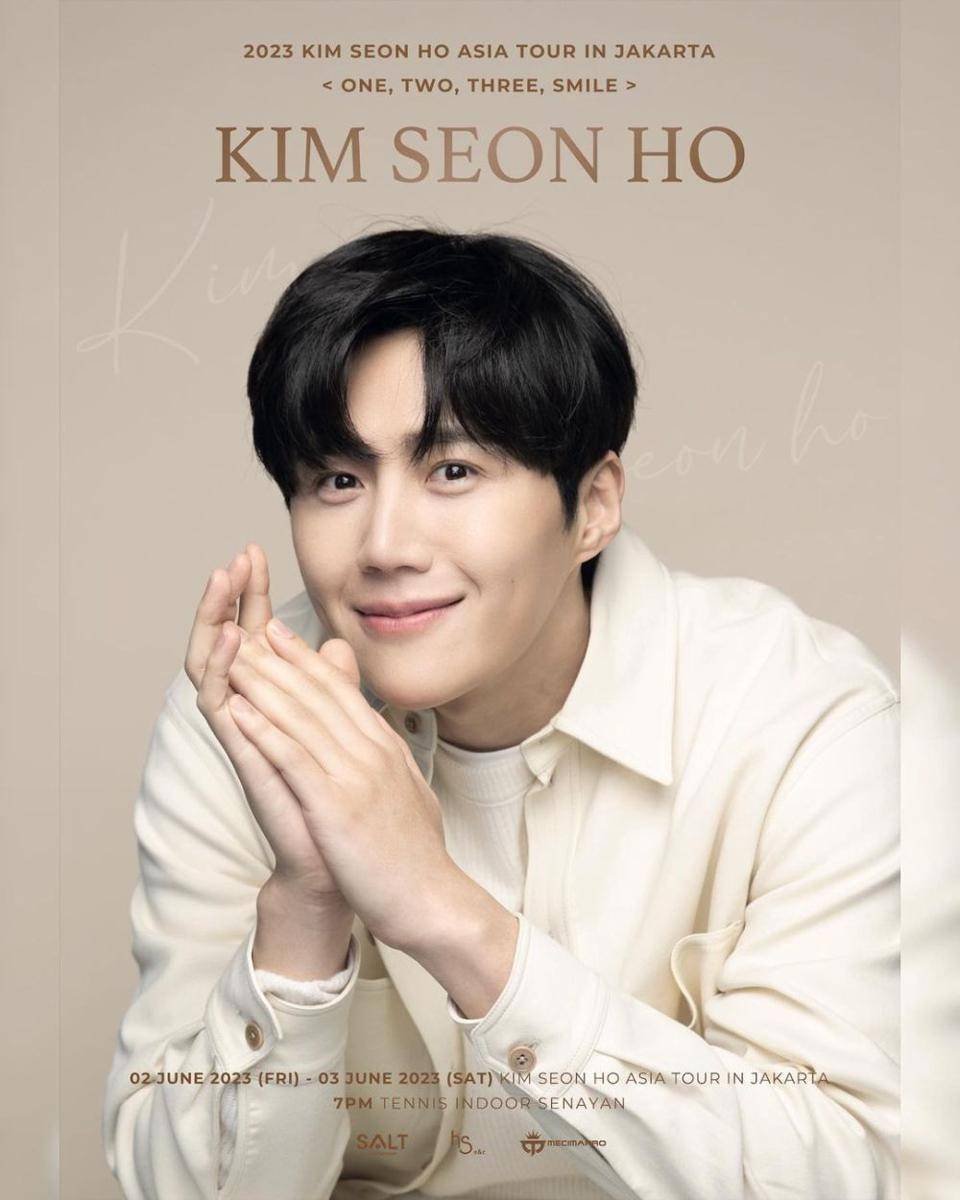 poster fanmeeting Kim Seon ho di jakarta (instagram.com/mecimapro)