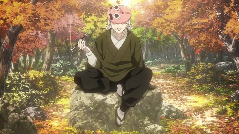Tetsuido, pembuat pedang pertama Muichiro (dok. Ufotable/ Kimetsu no Yaiba Swordsmith Village Arc)