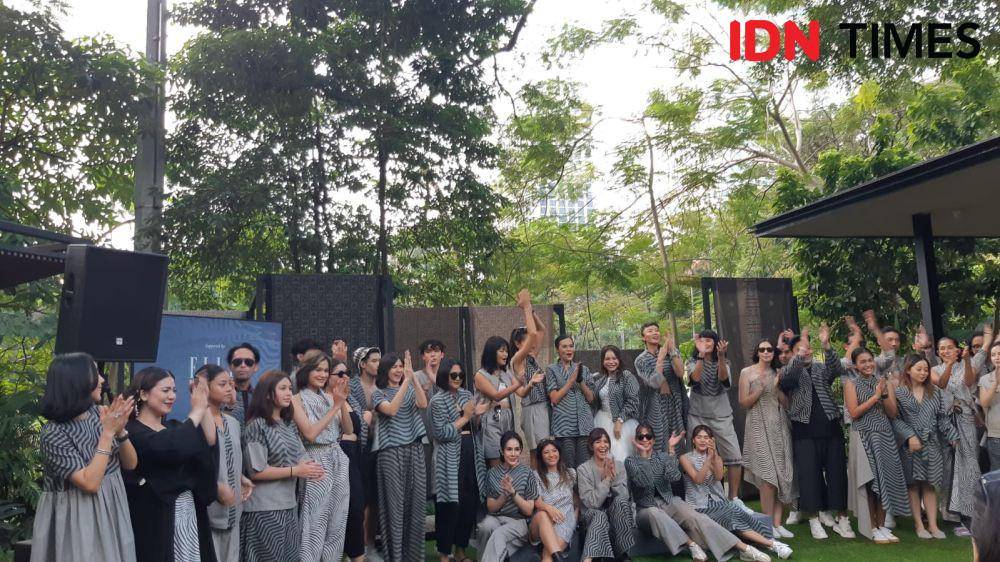 Konferensi Pers Cita Tenun Indonesia dan ohmmbybai. (29/5/23) (IDNTimes/Dina Fadillah Salma)