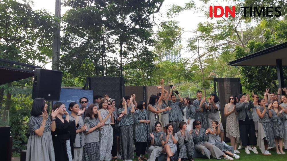 Konferensi Pers Cita Tenun Indonesia dan ohmmbybai. (29/5/23) (IDNTimes/Dina Fadillah Salma)