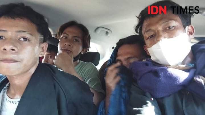 Foto 5 demonstran yang diamankan polisi (Dok/Istimewa)