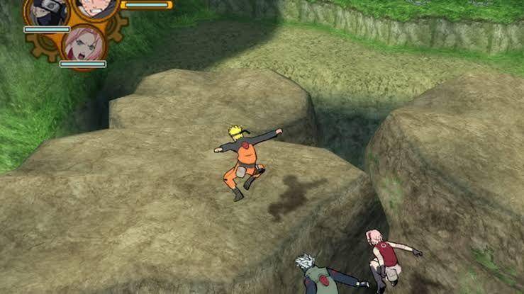 gameplay Naruto Shippuden: Ultimate Ninja 5 (dok. Bandai Namco/Naruto Shippuden: Ultimate Ninja 5)
