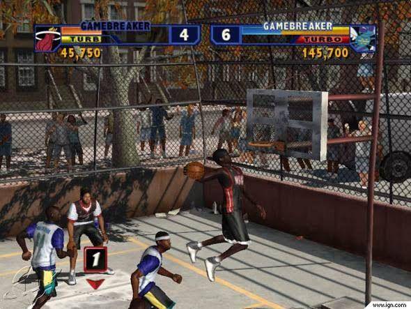 gameplay NBA Street Vol. 2 (dok. Electronic Arts NBA Street Vol. 2)