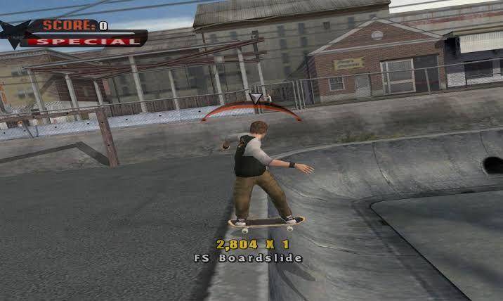 gameplay Tony Hawk's Underground (dok. Neversoft/Tony Hawk's Underground)