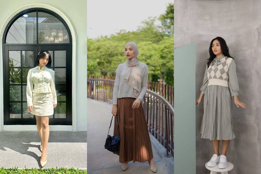 inspirasi outfit kerja ala artis (instagram.com/fuji_an | daraarafah | rachelvennya)