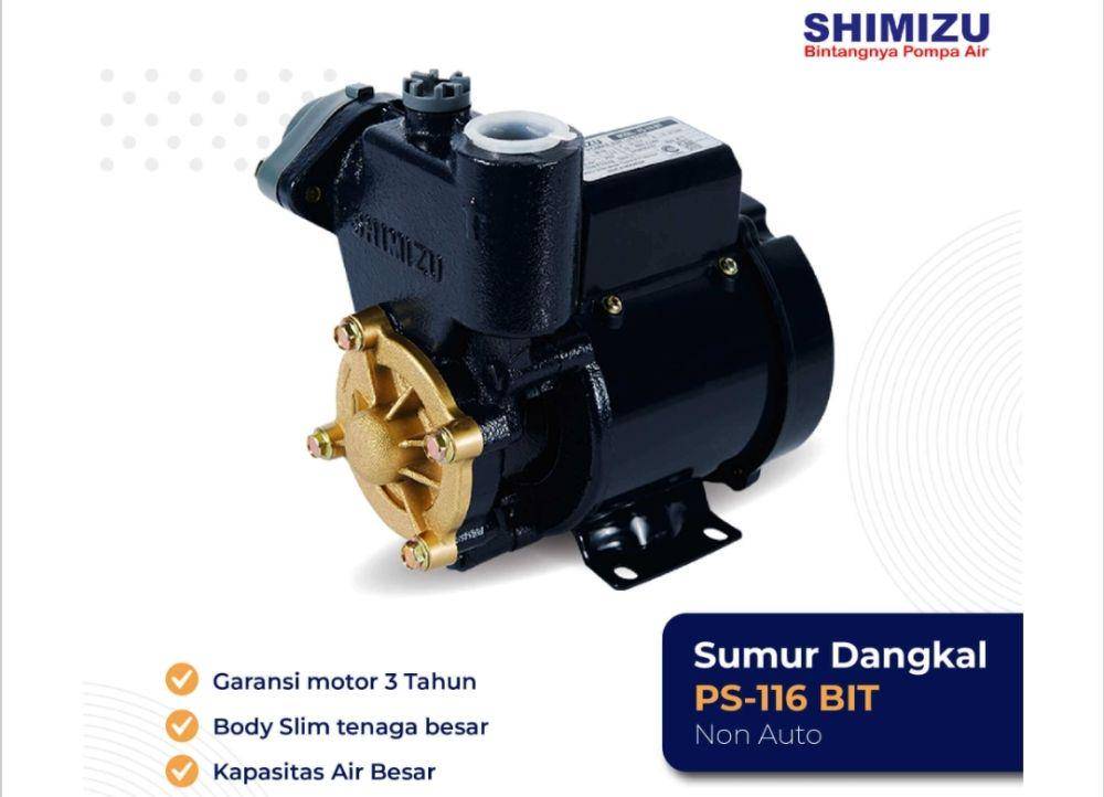 potret Shimizu PS-116 Bit (shimizu.co.id)