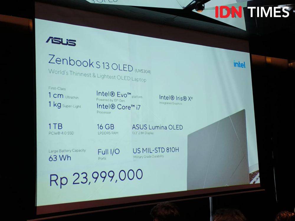 Harga Zenbook S 13 OLED (IDN Times/Fatkhur Rozi)