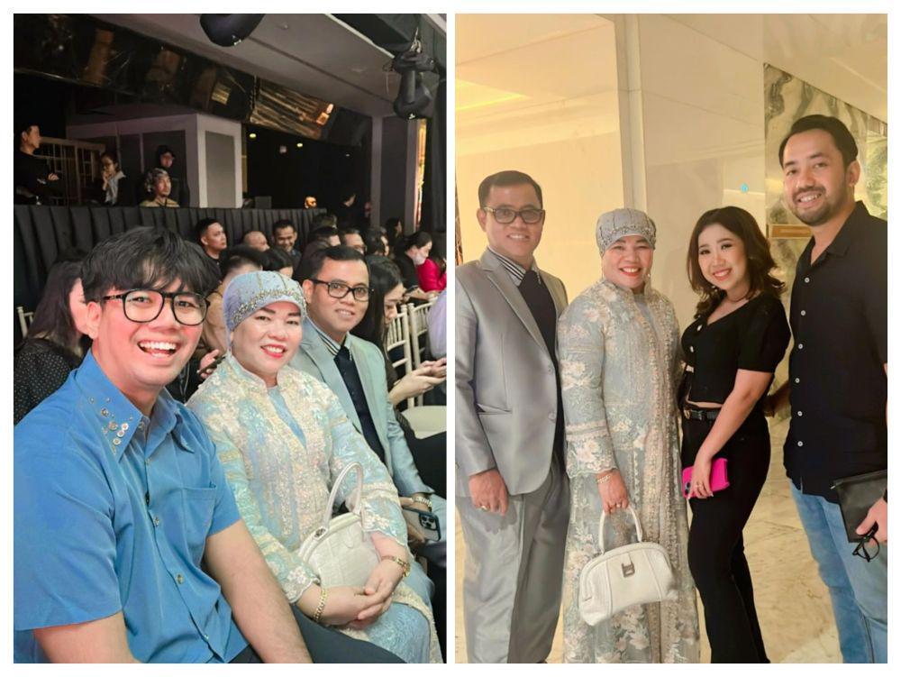 8 Momen H. Faisal dan Keluarga Hadiri Fashion Show, Akrab Sama Artis!