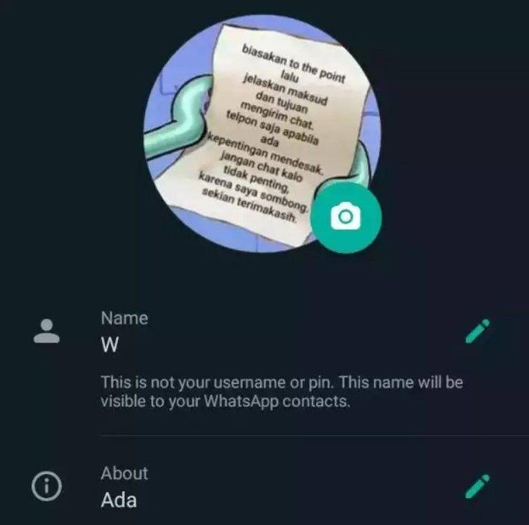 foto profil WA emak kocak (twitter.com/raa_zzz)