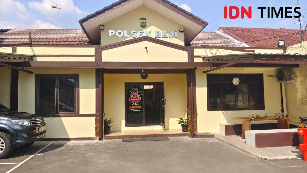 Kantor Polsek Beji yang berada di Jalan KH Usman, Kecamatan Beji, Kota Depok. (IDNTimes/Dicky)