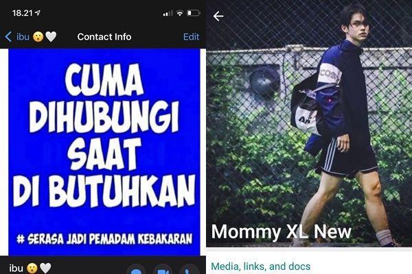 8 Foto Profil WhatsApp Emak Ini di Luar Kebiasaan, Ada-ada Aja Idenya