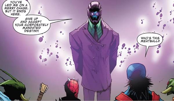 Kang the Conglomerator dan talentnya (dok. Marvel Comics/Edge of Spider-Geddon)