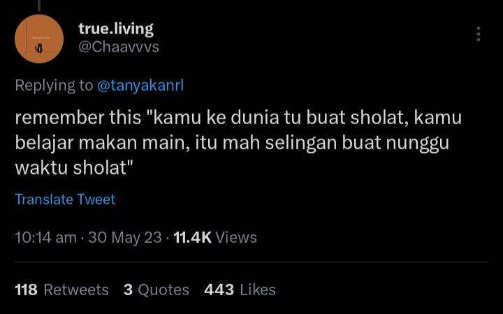 Tips anti malas shalat ala warga twitter (twitter.com/ @Chaavvvs))