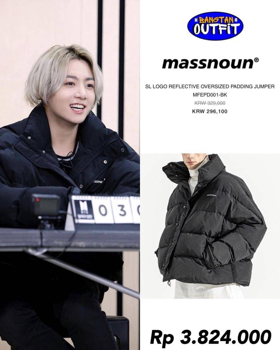 harga jaket Jungkook BTS (instagram.com/bangtan_outfit)