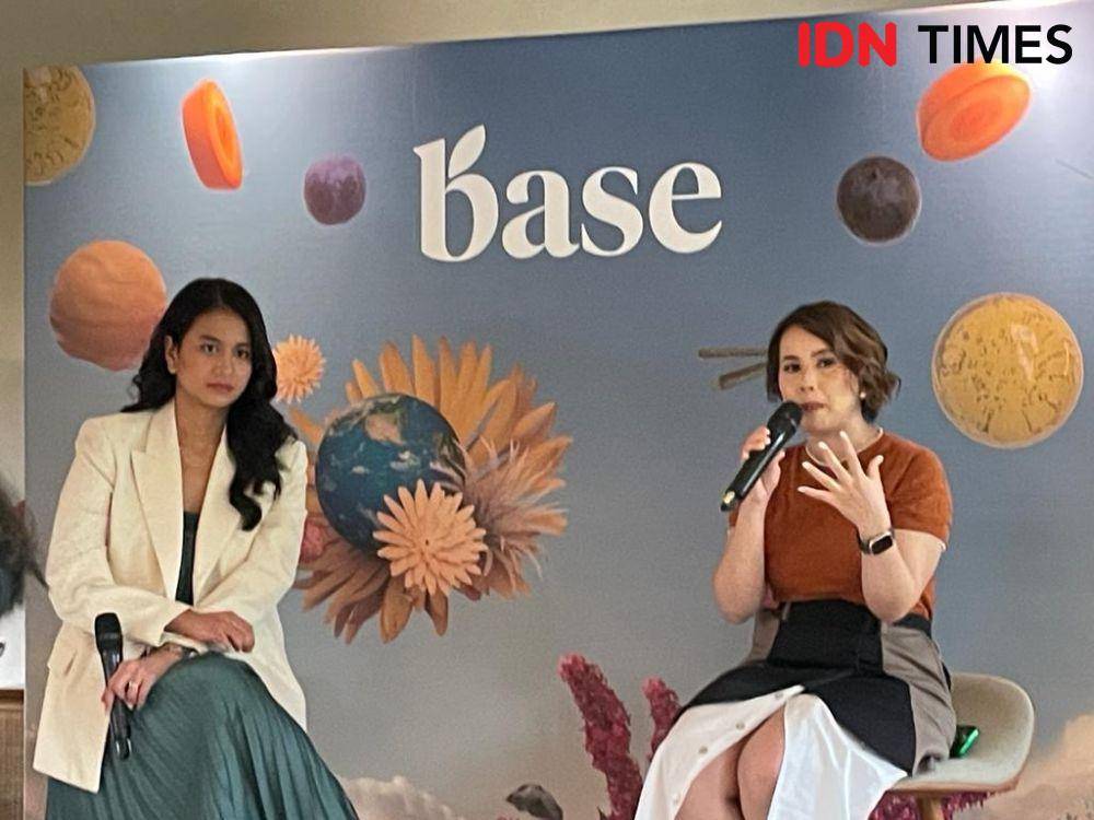 Founder BASE dalam bincang interaktif. (30/5/23) (IDN Times/Dina Fadillah Salma)