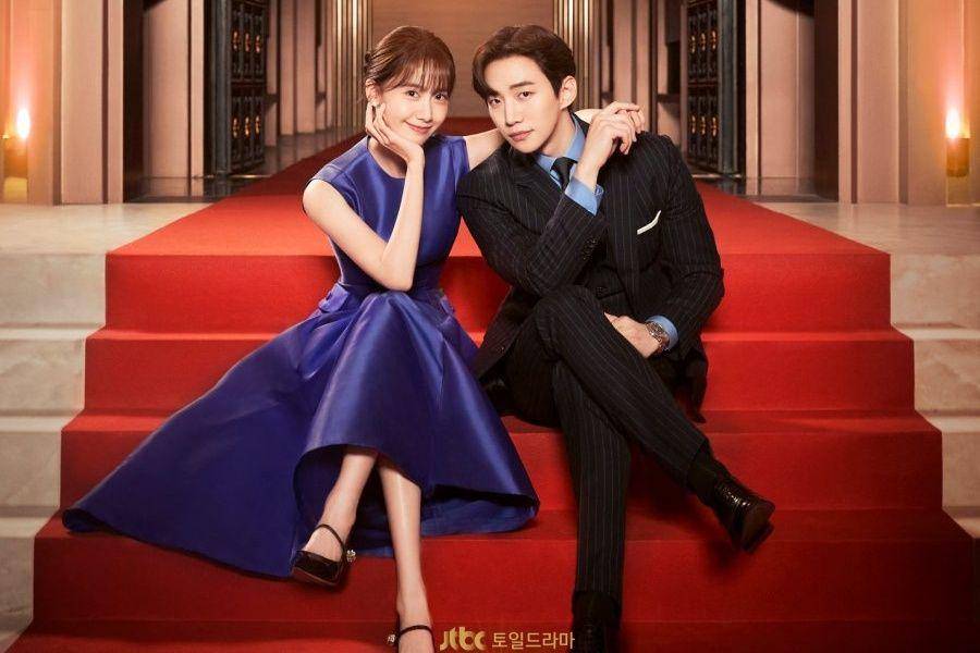 Lim Yoona dan Lee Jun Ho sebagai pemeran utama drama King the Land (dok. jTBC/King the Land)