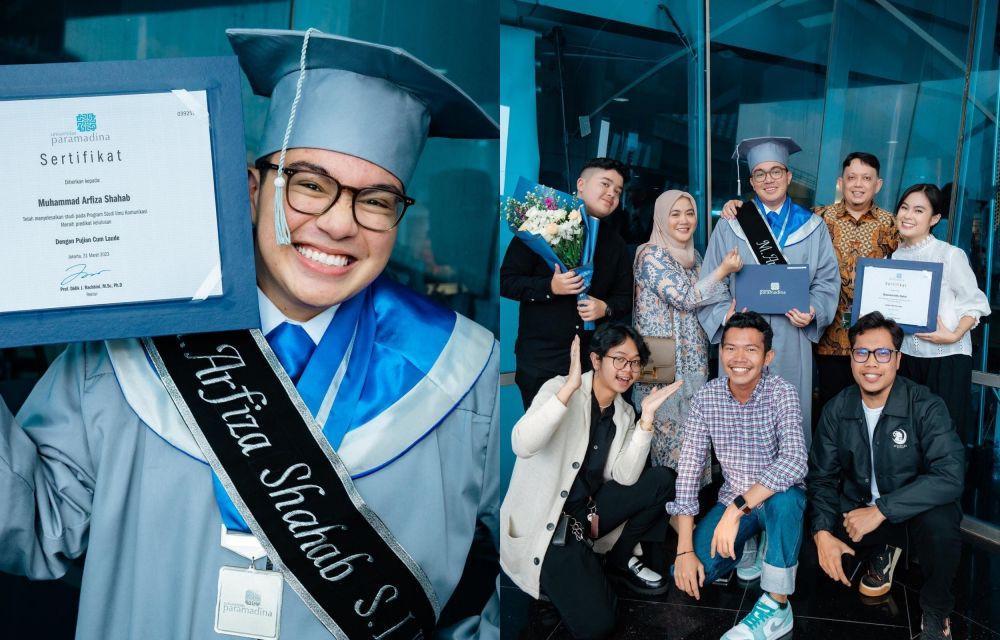 7 Potret Wisuda Umay Shahab, Sandang Predikat Cumlaude