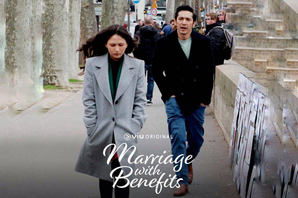 cuplikan penampilan Jessica Mila dan Abimana Aryasatya di series Marriage with Benefits (dok. Viu/Marriage with Benefits)