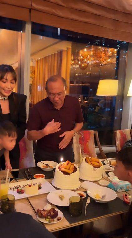 potret Ayu Dewi rayakan ulang tahun sang ayah (instagram.com/mrsayudewi)