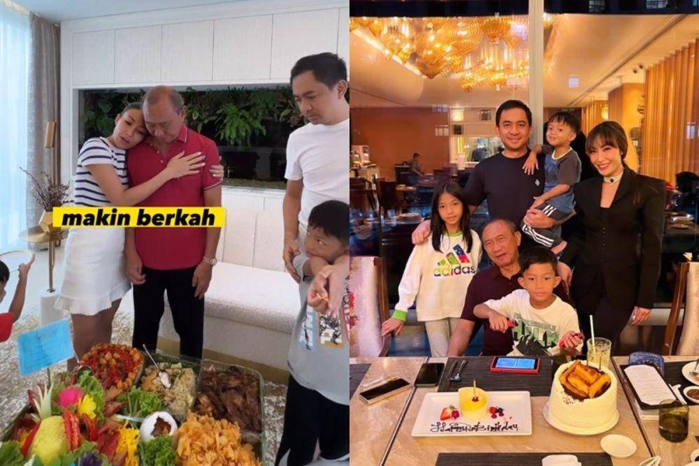 potret Ayu Dewi rayakan ulang tahun sang ayah (instagram.com/mrsayudewi)