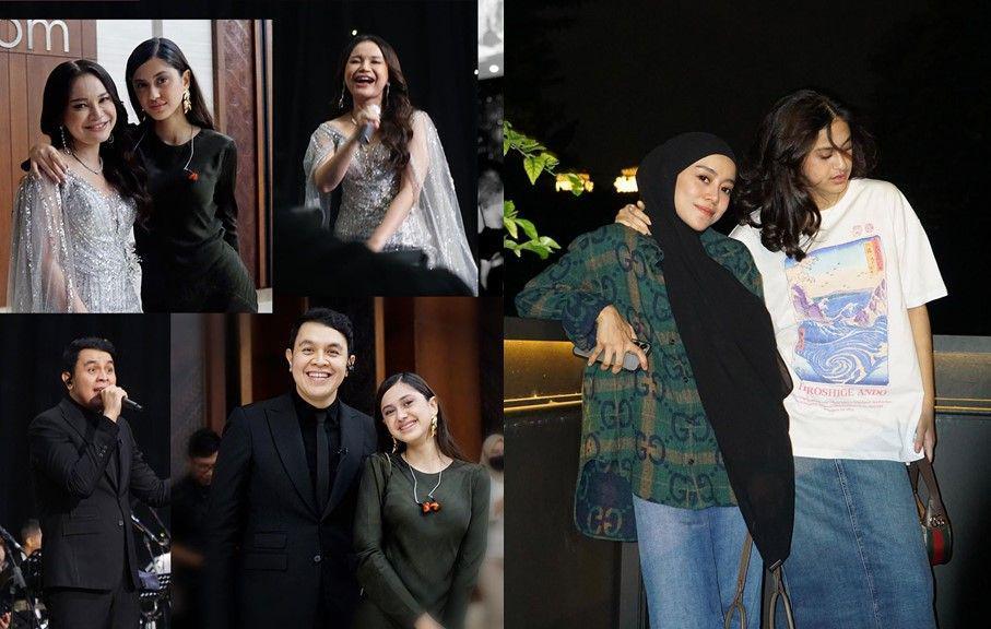 7 Potret Keakraban Asila Maisa dan Penyanyi Lain, Eksis Bermusik!