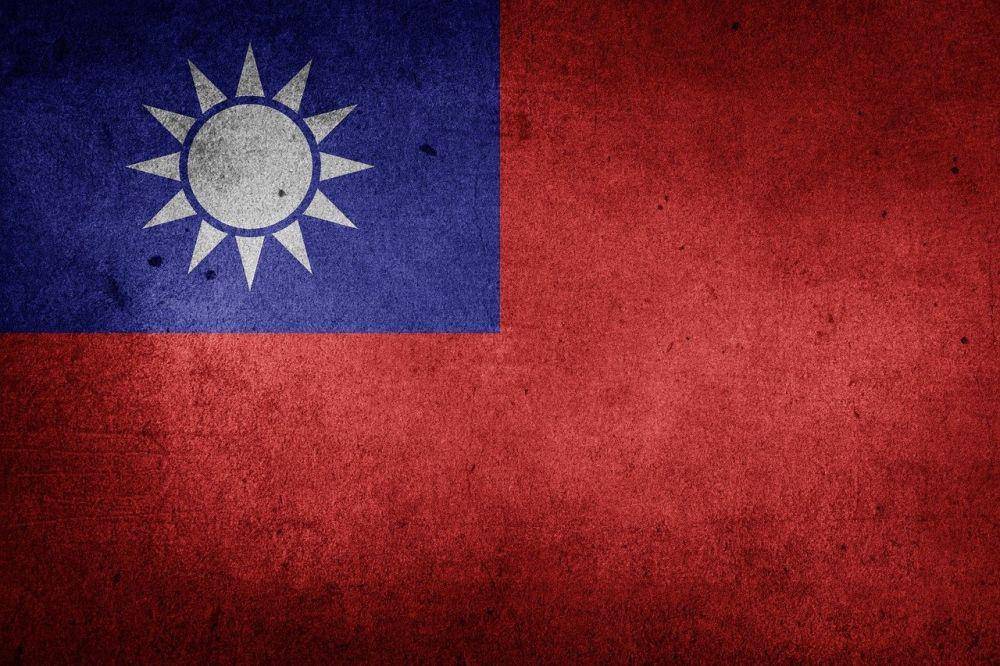 Bendera Republik of China atau yang lebih dikenal Taiwan yang memuat logo Partai Nasionalis Kuomintang. (Pixabay.com/chickenonline)