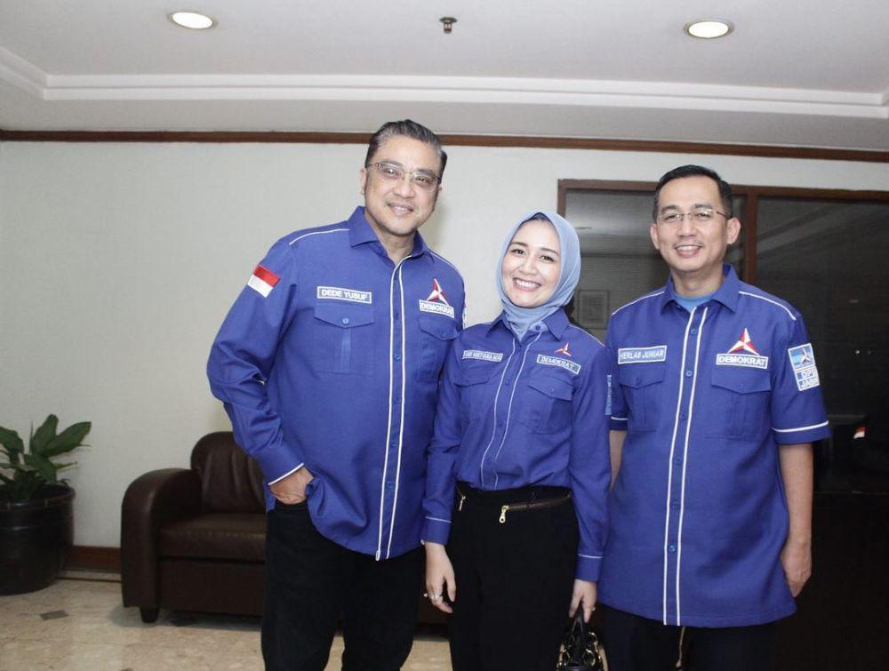 9 Potret Dine Mutiara, Istri Sahrul Gunawan yang Aktif Jadi Politikus