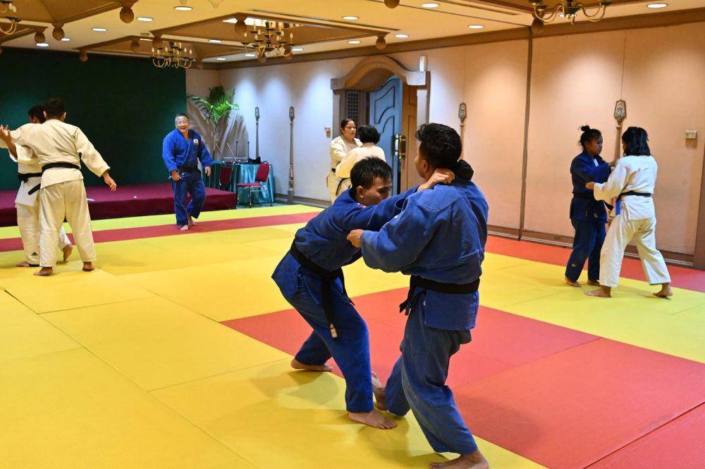 Tim blind judo Indonesia di ASEAN Para Games 2023 Kamboja (dok. NPC INDONESIA/ Agung Wahyudi)