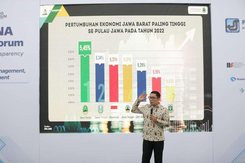 Kunci Sukses Ridwan Kamil Majukan Ekonomi Jawa Barat