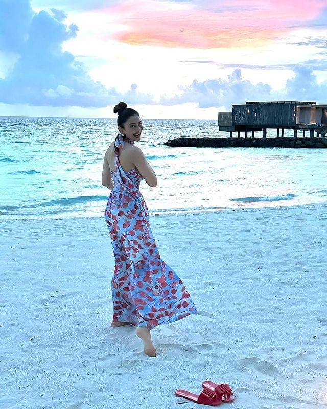 Rakul Preet di Maldives (instagram.com/rakulpreet)