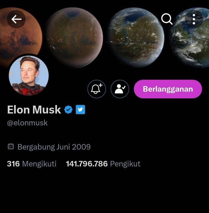 Elon Musk telah merebut kembali gelar orang terkaya di dunia(twitter.com/Elon Musk)