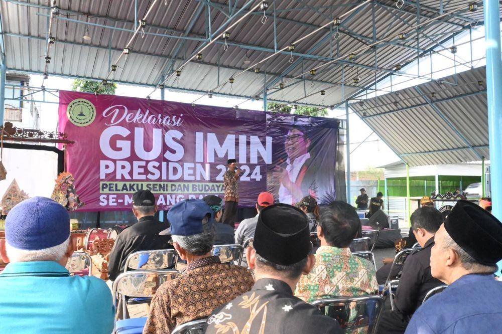 Pegiat seni dan budaya deklarasi Cak Imin jadi capres 2024 (dok. PKB)